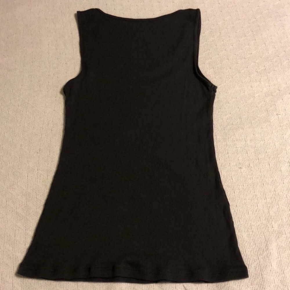 Express Sexy Basic Ribbed Rhinestone Tank Top - M - Picture 13 of 13